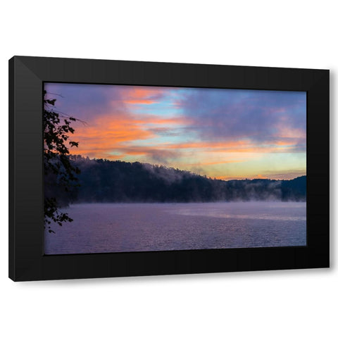 Fishermen 2 Black Modern Wood Framed Art Print by Malone, Will