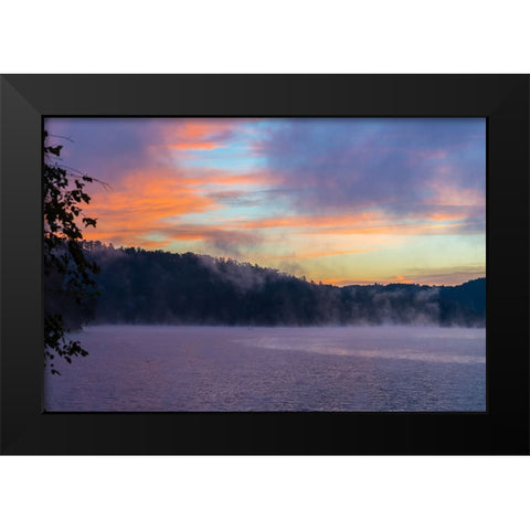 Fishermen 2 Black Modern Wood Framed Art Print by Malone, Will