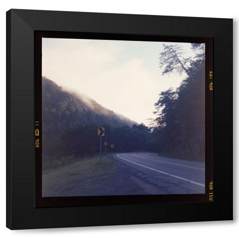 Ocoee Road Black Modern Wood Framed Art Print with Double Matting by Malone, Will