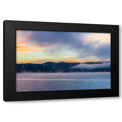 Rain on Me Black Modern Wood Framed Art Print by Malone, Will