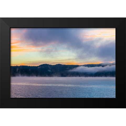 Rain on Me Black Modern Wood Framed Art Print by Malone, Will