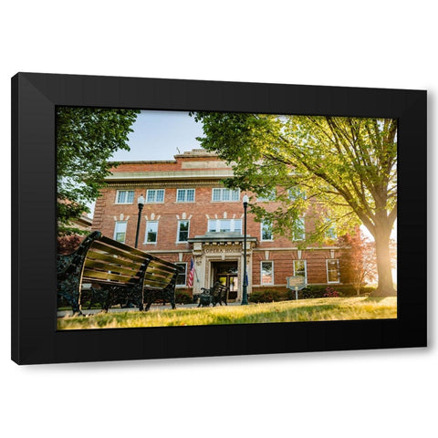 Opera House 2 Black Modern Wood Framed Art Print by Malone, Will