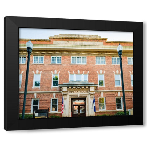 Opera House 3 Black Modern Wood Framed Art Print with Double Matting by Malone, Will