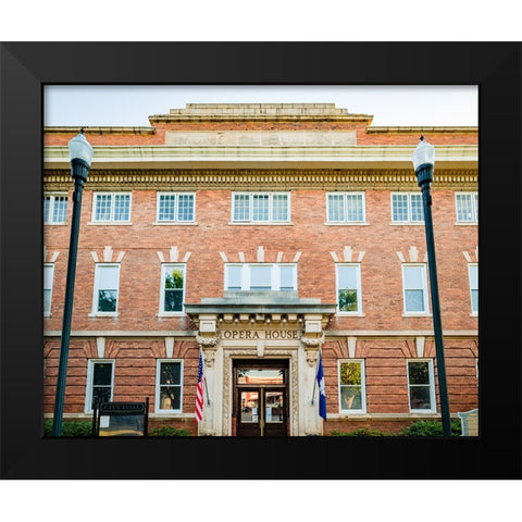 Opera House 3 Black Modern Wood Framed Art Print by Malone, Will