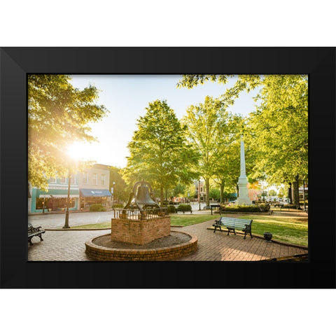 Abbeville Spring Black Modern Wood Framed Art Print by Malone, Will