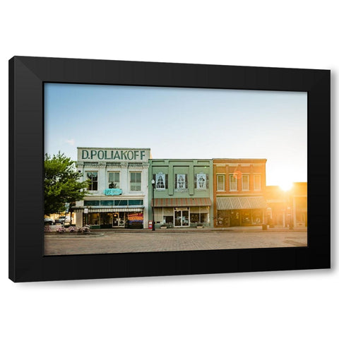 Antiques Black Modern Wood Framed Art Print with Double Matting by Malone, Will