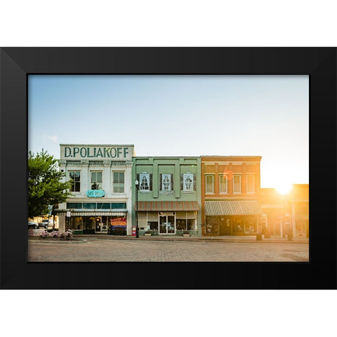 Antiques Black Modern Wood Framed Art Print by Malone, Will