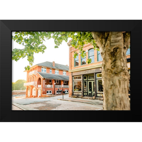 Hotel Black Modern Wood Framed Art Print by Malone, Will