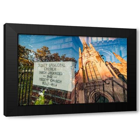 Trinity 2 Black Modern Wood Framed Art Print by Malone, Will