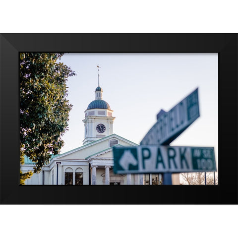 Park Street Black Modern Wood Framed Art Print by Malone, Will