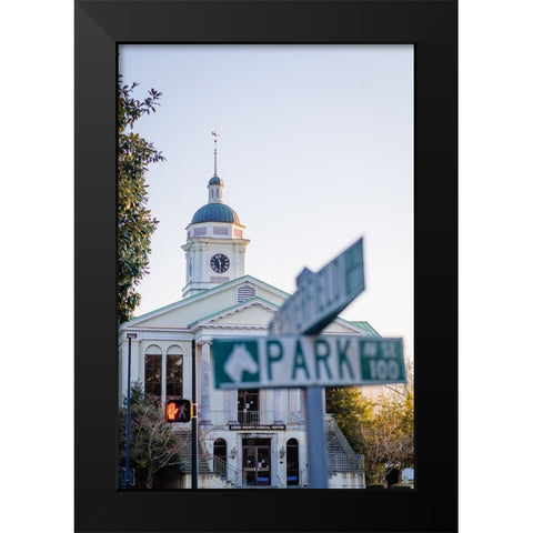 Park Street 2 Black Modern Wood Framed Art Print by Malone, Will