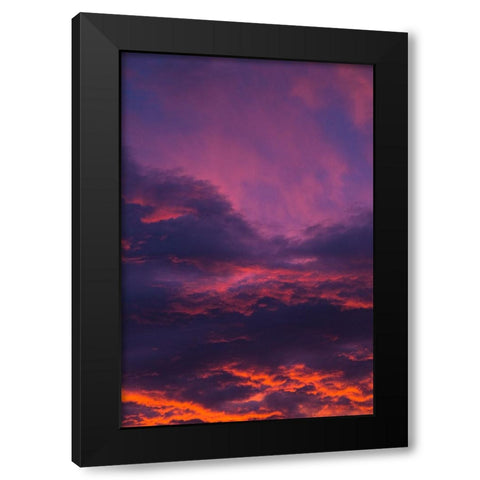 Beaufort Sky Black Modern Wood Framed Art Print with Double Matting by Malone, Will