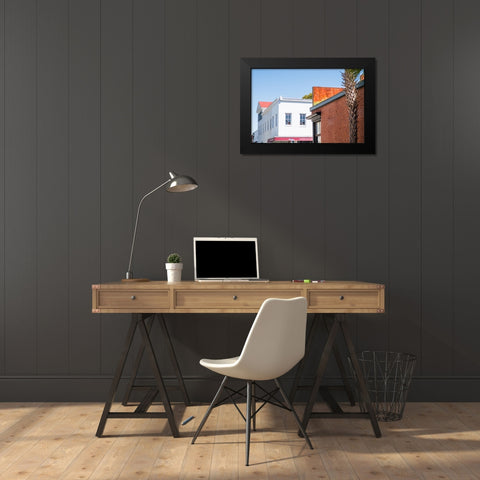 Downtown Beaufort 5 Black Modern Wood Framed Art Print by Malone, Will
