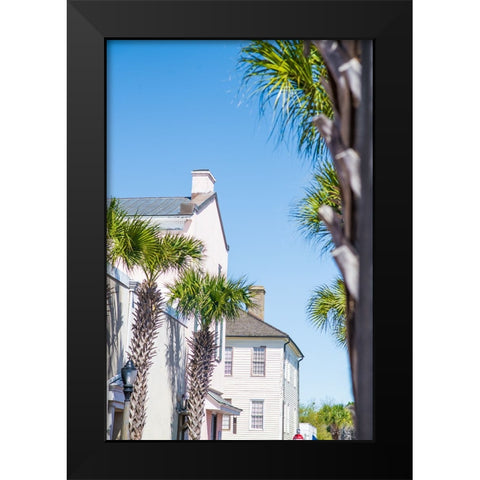 Downtown Beaufort 6 Black Modern Wood Framed Art Print by Malone, Will
