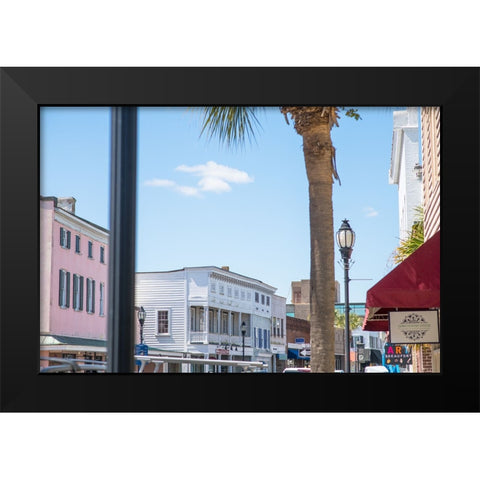 Downtown Beaufort 7 Black Modern Wood Framed Art Print by Malone, Will