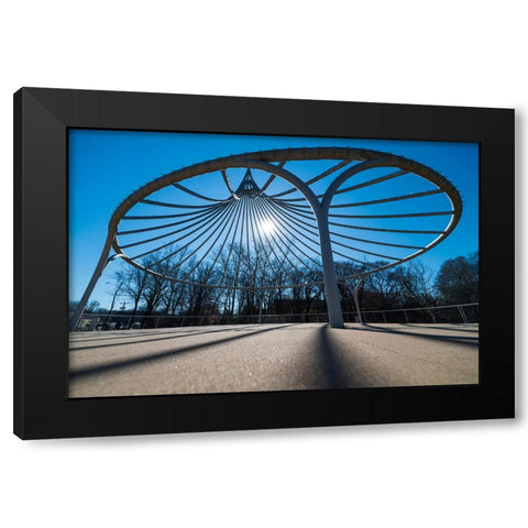 Cancer Survivor Park 2 Black Modern Wood Framed Art Print with Double Matting by Malone, Will
