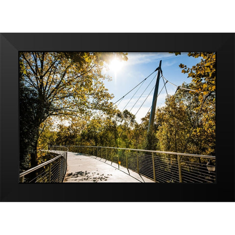 Suspension 2 Black Modern Wood Framed Art Print by Malone, Will