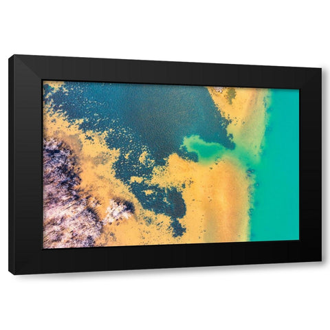 Savannah Black Modern Wood Framed Art Print with Double Matting by Malone, Will