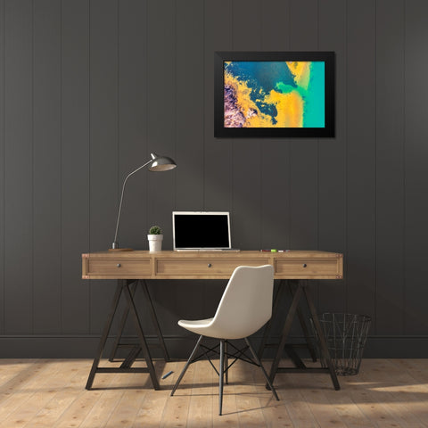 Savannah 2 Black Modern Wood Framed Art Print by Malone, Will