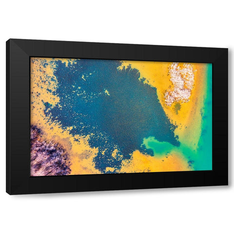 Savannah 3 Black Modern Wood Framed Art Print with Double Matting by Malone, Will