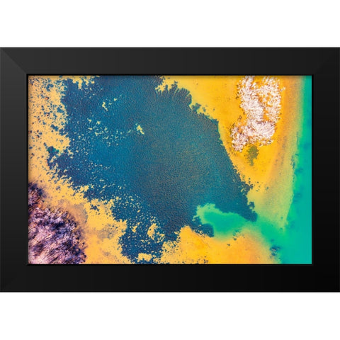 Savannah 3 Black Modern Wood Framed Art Print by Malone, Will