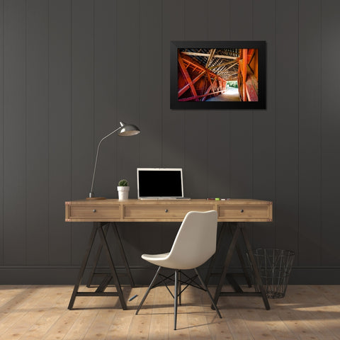 Campbells Covered 2 Black Modern Wood Framed Art Print by Malone, Will
