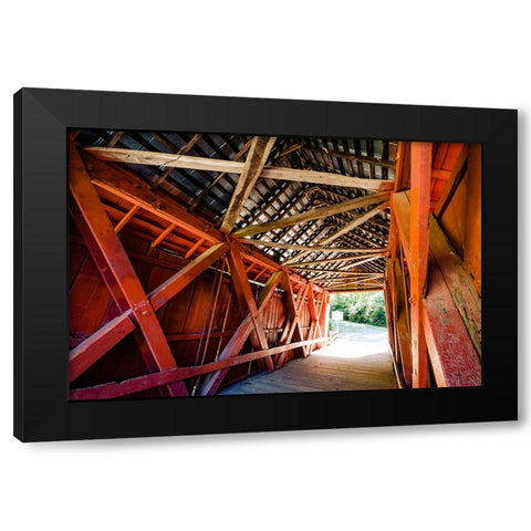 Campbells Covered 2 Black Modern Wood Framed Art Print with Double Matting by Malone, Will