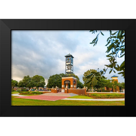 Centennial Plaza 3 Black Modern Wood Framed Art Print by Malone, Will