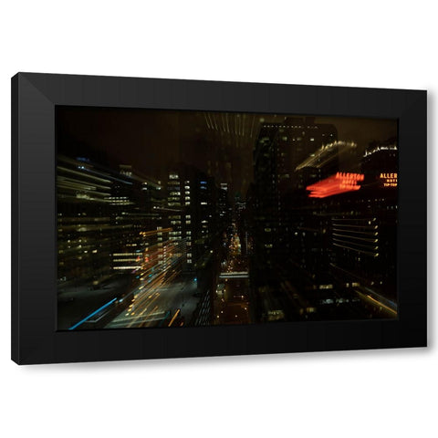 Gotham 2 Black Modern Wood Framed Art Print with Double Matting by Malone, Will