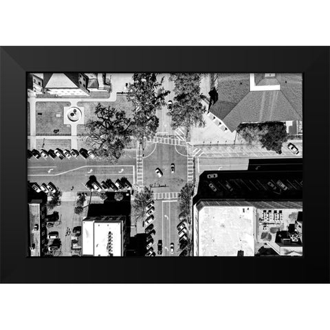 Hustle Black Modern Wood Framed Art Print by Malone, Will