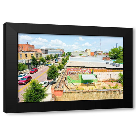Jackson St 3 Black Modern Wood Framed Art Print with Double Matting by Malone, Will