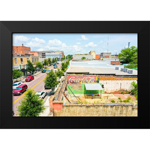 Jackson St 3 Black Modern Wood Framed Art Print by Malone, Will