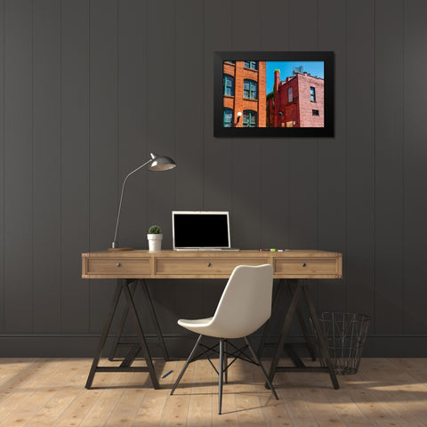 Palmetto Alley Black Modern Wood Framed Art Print by Malone, Will