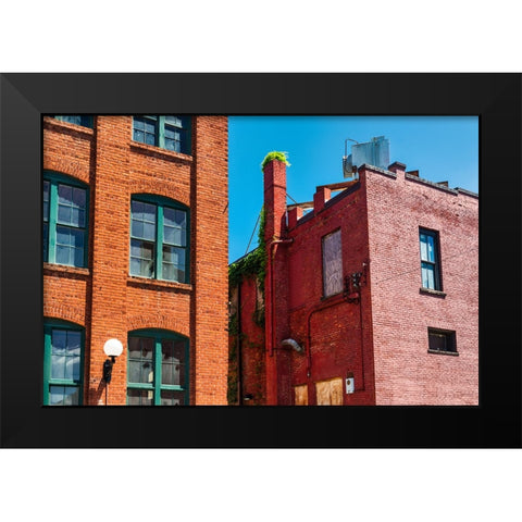 Palmetto Alley Black Modern Wood Framed Art Print by Malone, Will