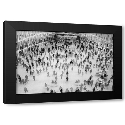 Rush Hour 2 Black Modern Wood Framed Art Print by Malone, Will
