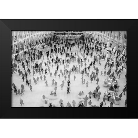 Rush Hour 2 Black Modern Wood Framed Art Print by Malone, Will