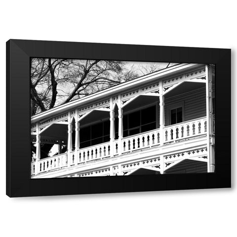 Smythe House 2 Black Modern Wood Framed Art Print by Malone, Will