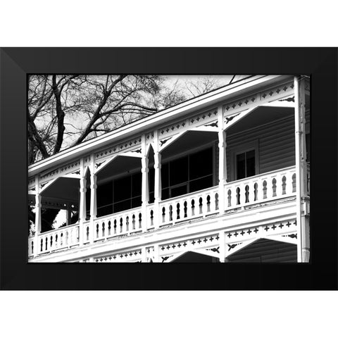 Smythe House 2 Black Modern Wood Framed Art Print by Malone, Will