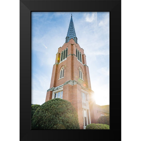 Steeple Black Modern Wood Framed Art Print by Malone, Will