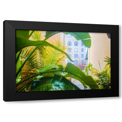 Thomasville Jungle Black Modern Wood Framed Art Print with Double Matting by Malone, Will