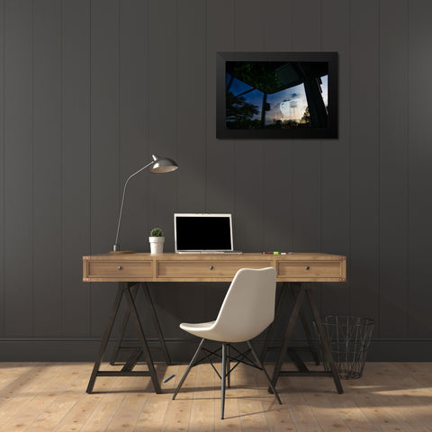 Thomasville Reflection Black Modern Wood Framed Art Print by Malone, Will