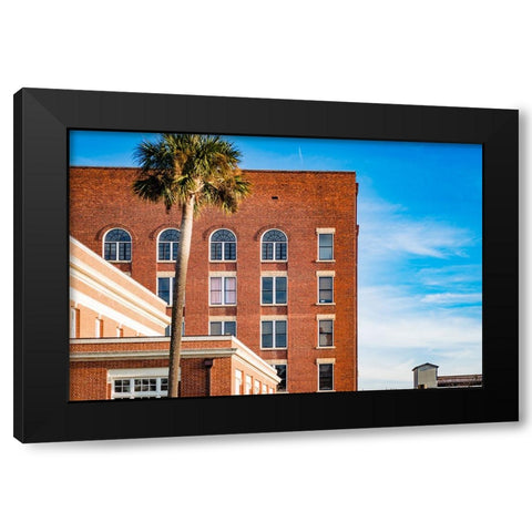 Thomasville Strip 2 Black Modern Wood Framed Art Print by Malone, Will