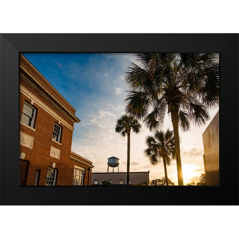 Thomasville Sunset Black Modern Wood Framed Art Print by Malone, Will