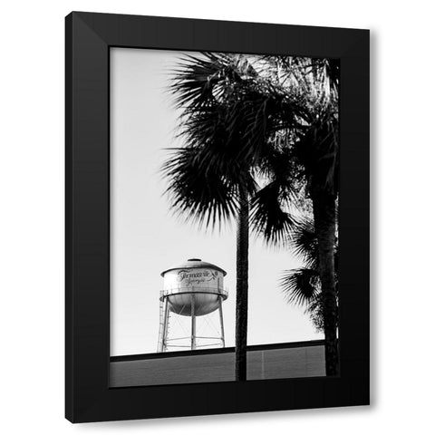 Thomasville Watertower 2 Black Modern Wood Framed Art Print by Malone, Will