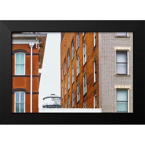 Watertower 8 Black Modern Wood Framed Art Print by Malone, Will