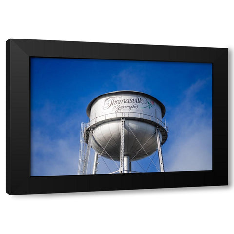 Watertower Classic Black Modern Wood Framed Art Print by Malone, Will