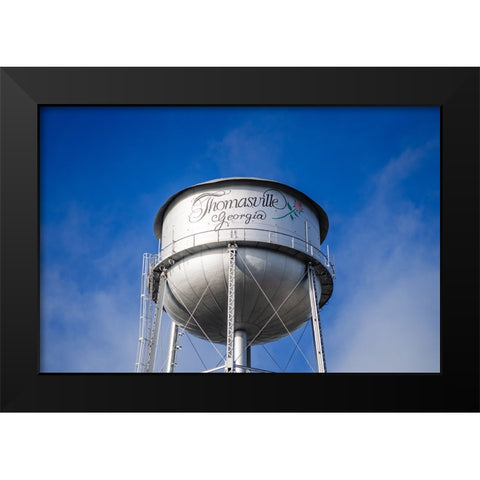 Watertower Classic Black Modern Wood Framed Art Print by Malone, Will