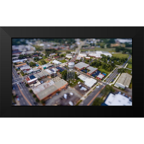 Watertower Mini Black Modern Wood Framed Art Print by Malone, Will
