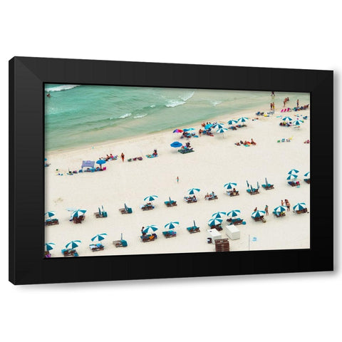 White Sands 3 Black Modern Wood Framed Art Print by Malone, Will