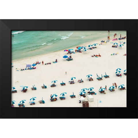 White Sands 3 Black Modern Wood Framed Art Print by Malone, Will